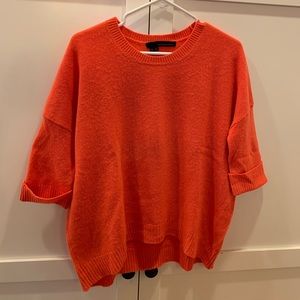 Orange cashmere sweater